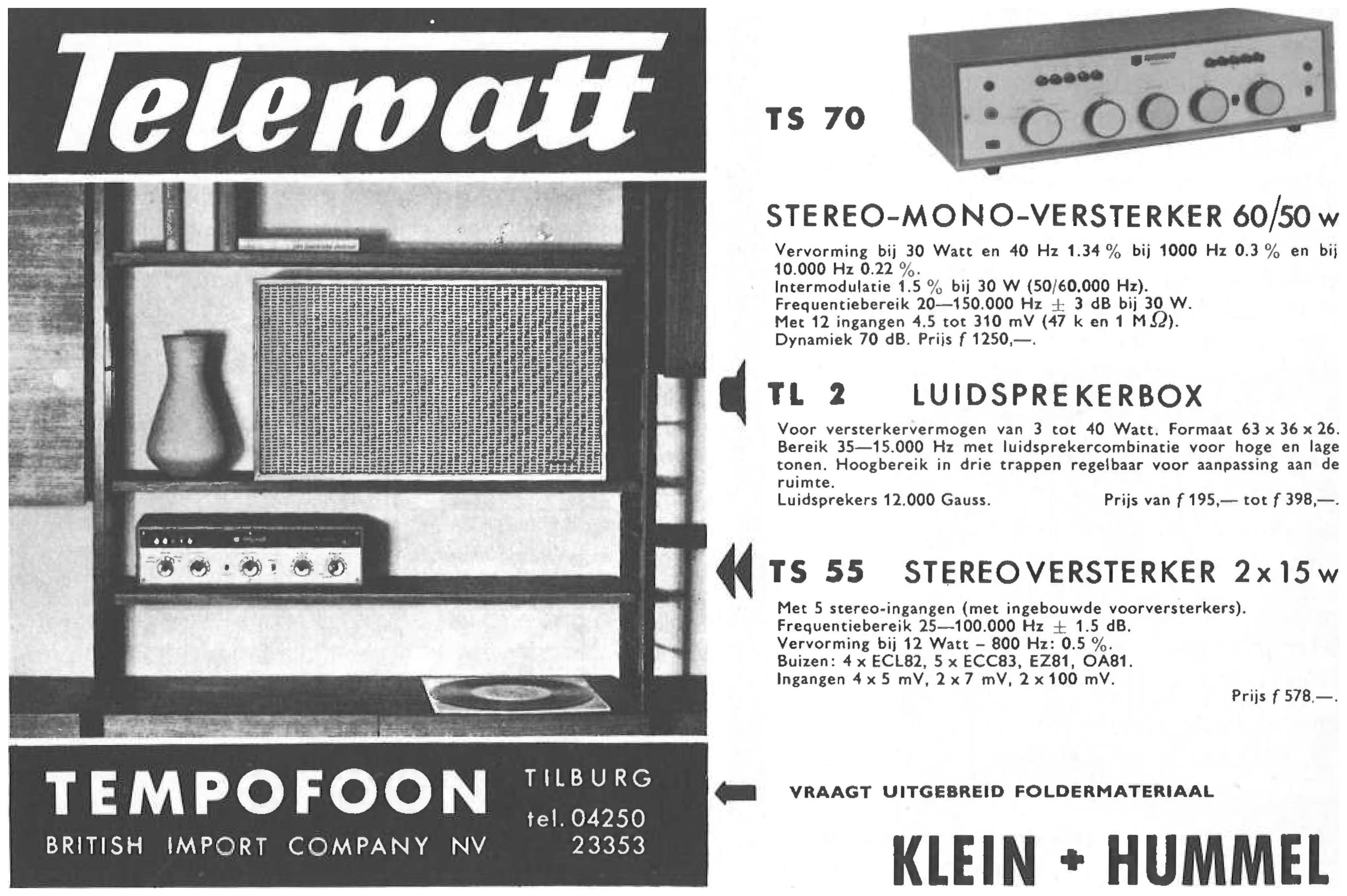 Klein + Hummel 1961 1.jpg